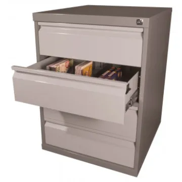 Multimedia Cabinet 4 Drawer H785xW575xD635mm Grey