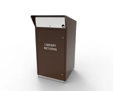 WF 100 book return with cart