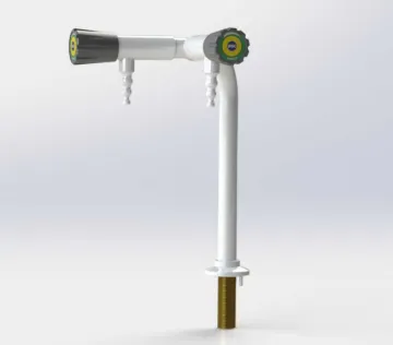 Fixed Swan Neck Tap, Removable Nozzle, Cold Water
