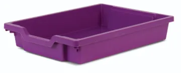 Low Frame, 3 Columns, 18 Plum Purple Trays