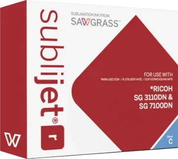 Sublijet For Ricoh 3110DN & SG 7100DN Cyan 29ml