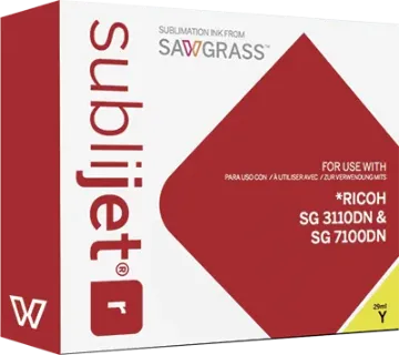 Sublijet For Ricoh 3110DN & SG 7100DN Yellow 29ml