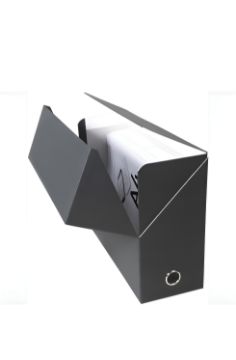 Exacompta Transfer Box Canvas 120mm Spine - Black