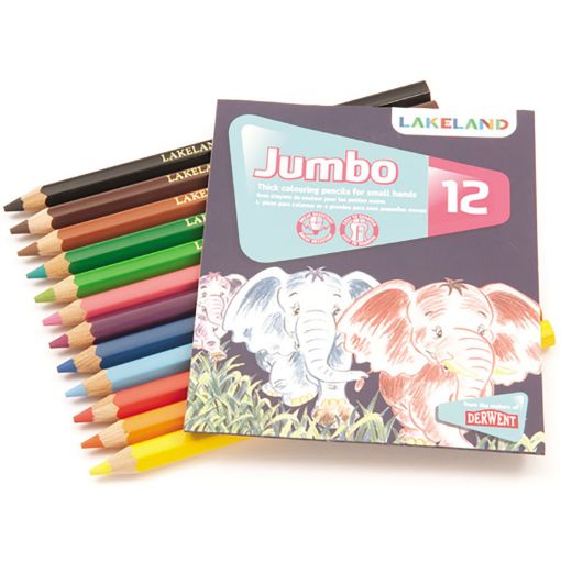 All Prints Derwent Lakeland Jumbo Colouring Pencils Assorted 144pk