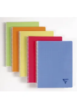 Notebook Fully Bound Linicolor Fresh A4 100 Pages Large Squares Assorted colors