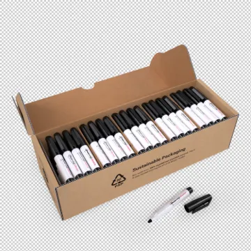 Show-me Basics Mini whiteboard Pens Black - Box 100