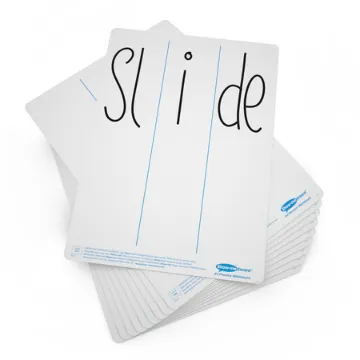 Show-me Pack of 10 x A4 Phonics Progression Drywipe Boards