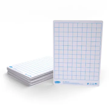 Show-me Pack of 35 x A4 Gridded/Plain whiteboards