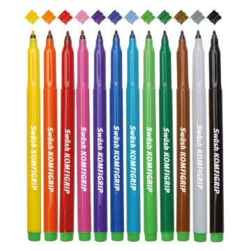 Swash Classtray of 300 KOMFIGRIP Colouring Pens Fine Tip Assorted