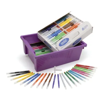 Swash Double-Decker Classroom Tray of 600 KOMFIGRIP Colouring Pens