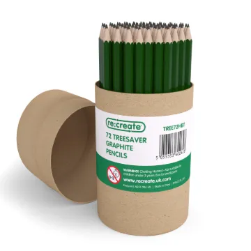 Re:create Tube of 72 Treesaver Recycled HB Pencils