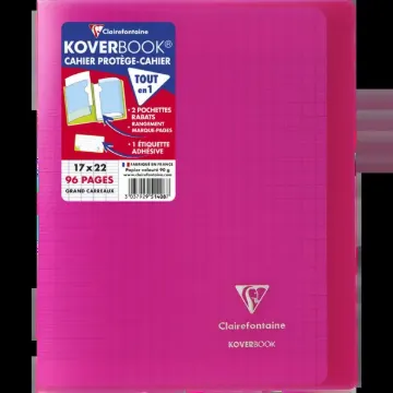 Kb Stpld Notebk 17x22 48sh Seyes Pink