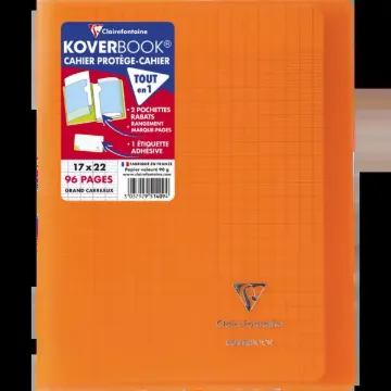 Kb Stpld Notebk 17x22 48sh Seyes Orange