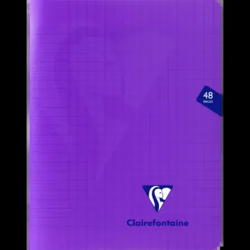 Clairefontaine Mimesys Stapled Notebook, 170 x 200 mm - Purple