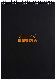 RHODIA 185019C - Spiral Notepad Black - A4 - Ruled - 80 Sheets 3037921850190.jpg