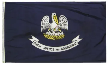 FLAG - ANNIN OUTDOOR LOUISIANA STATE FLAG - 3 X 5 FT - NYLON