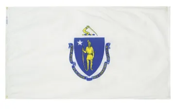 FLAG - ANNIN OUTDOOR MASSACHUSETTS STATE FLAG - 3 X 5 FT