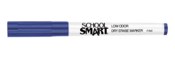 MARKER DRY ERASE PEN SCHOOL SMART BLUE PACK OF 12